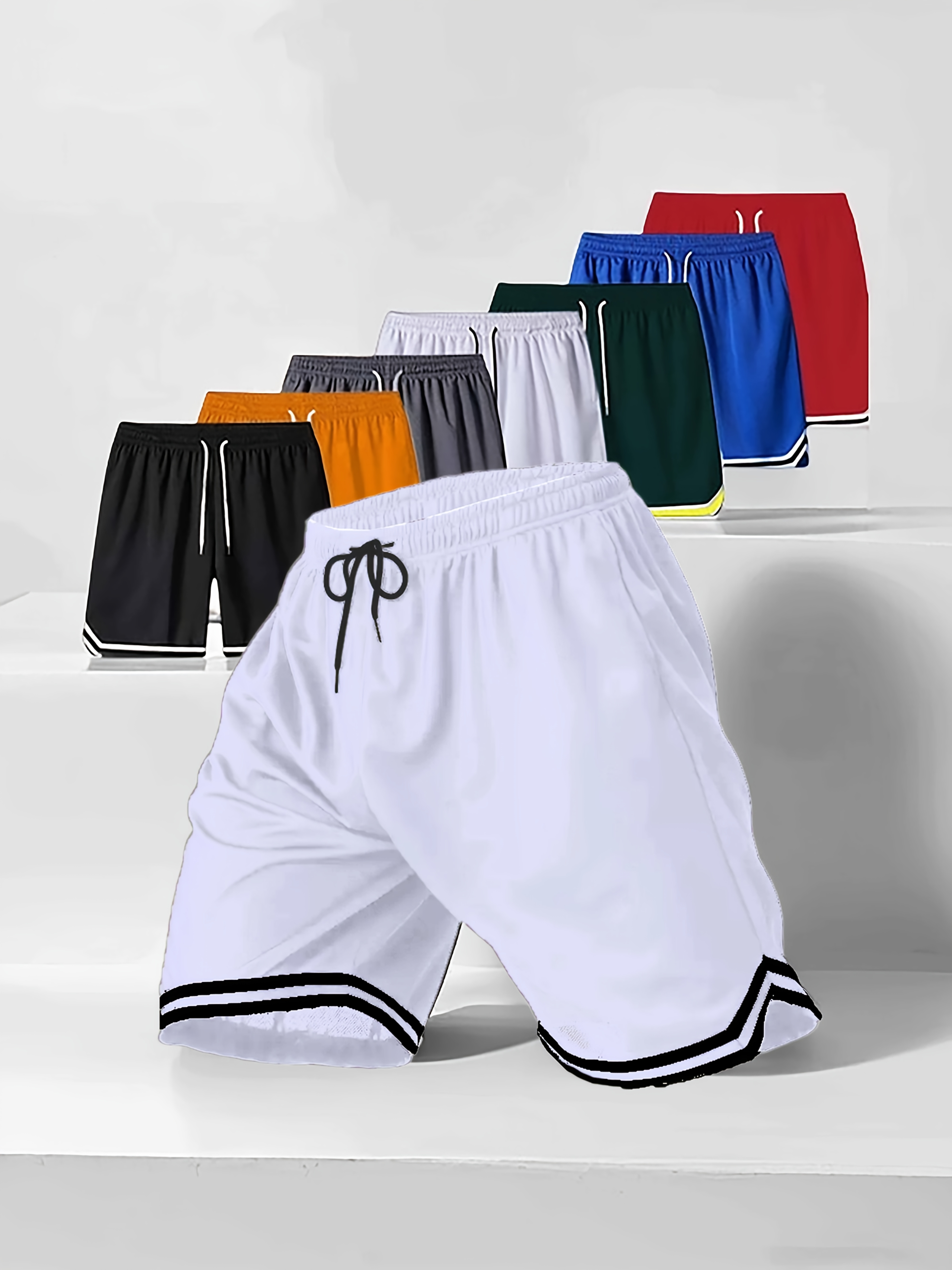 shorts basket ball orange hommes shorts sport décontractés Temu