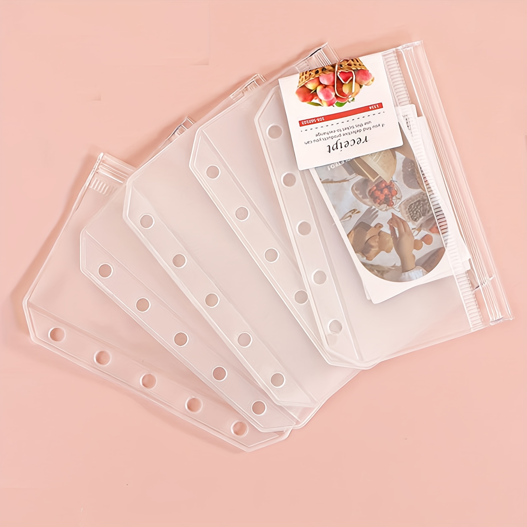 6pcs m5 a7 pvc binder pockets durable photo card sleeves diy - Temu Canada