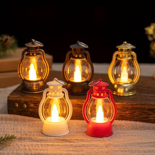 1pc 2pcs battery powered vintage led lantern vintage led christmas lantern