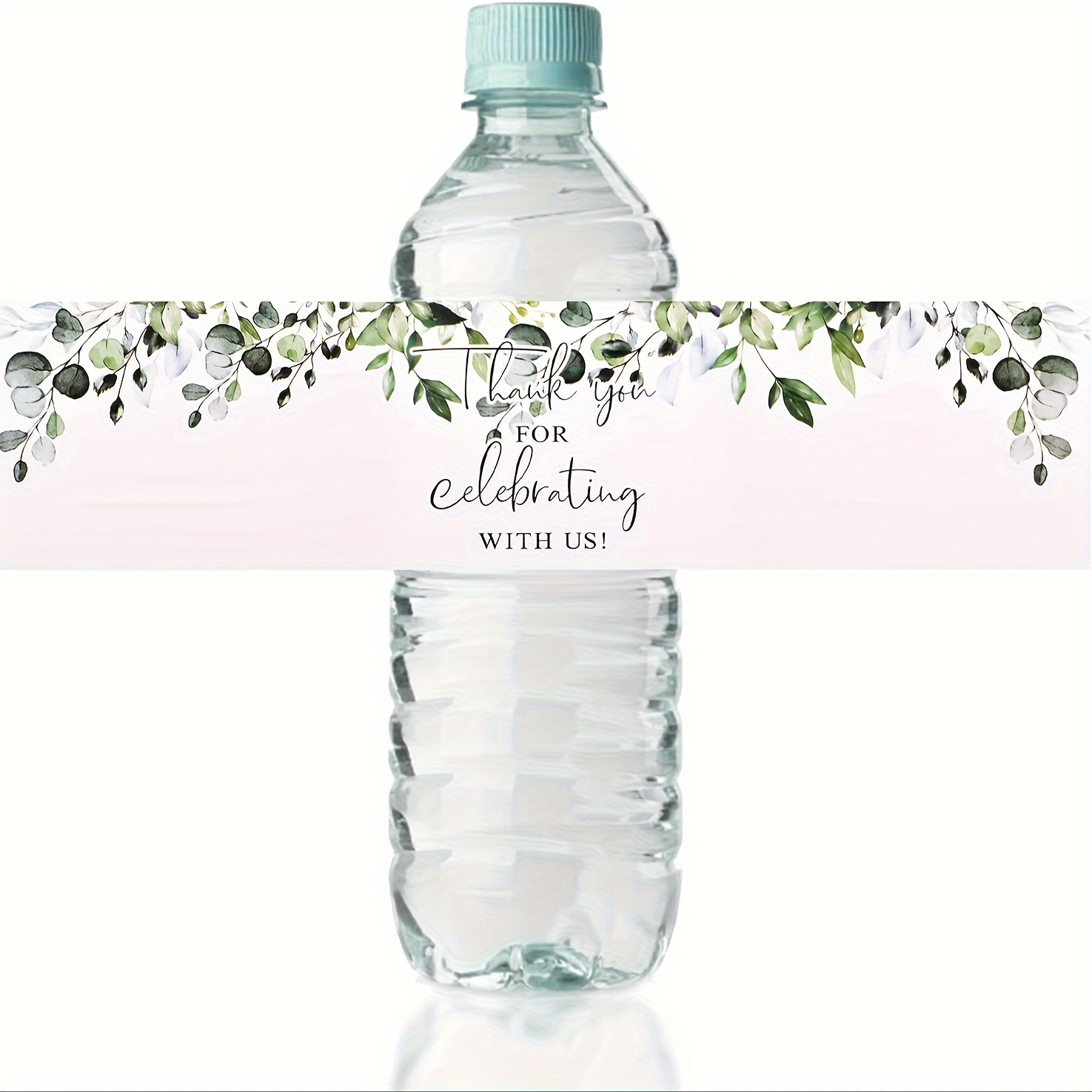 20pcs Elegant Forest-themed Bottle Stickers - Rectangular Gift Decoration Labels For Parties & Events