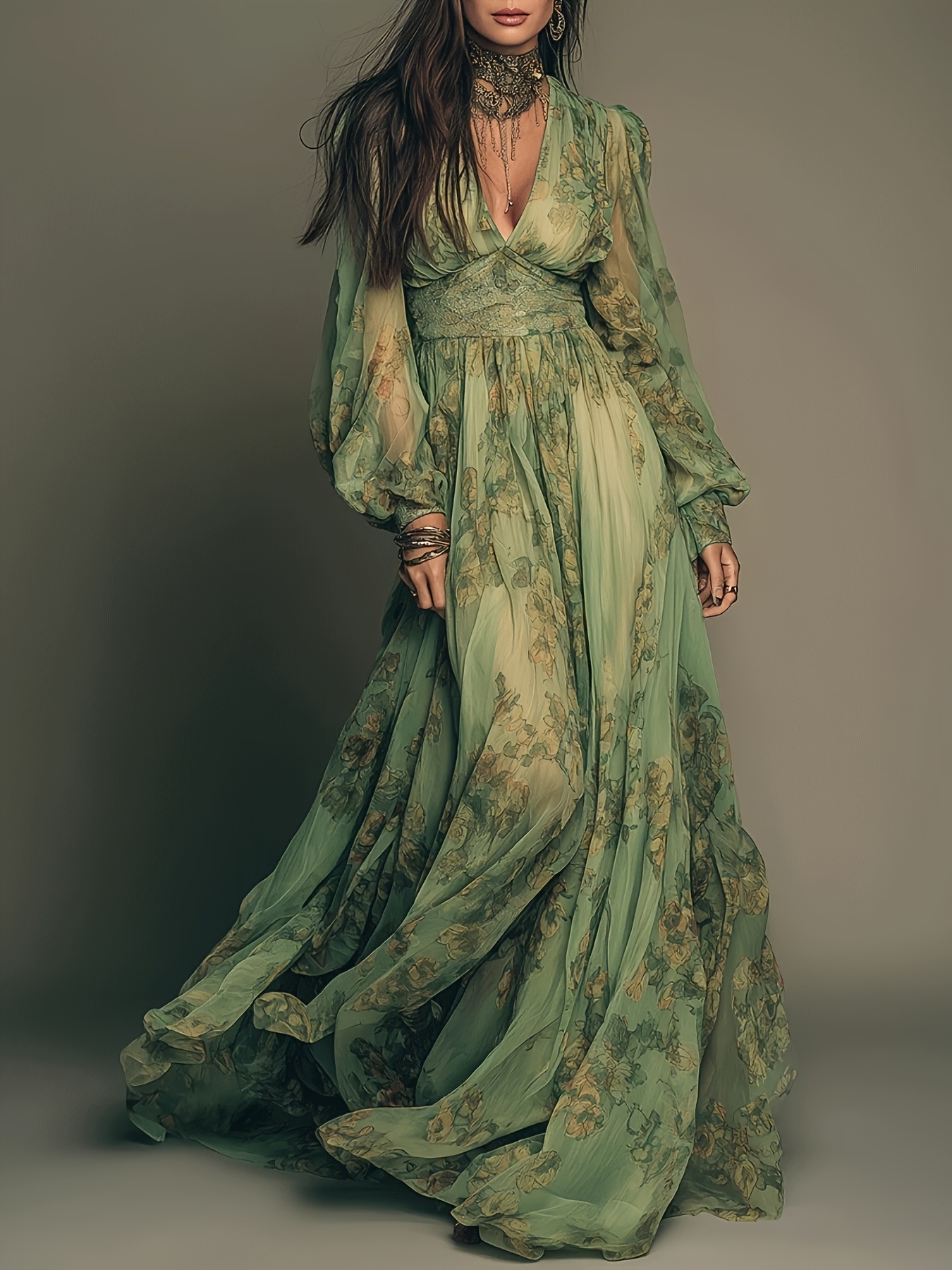 boho maxi dresses for women sold on Temu Canada
