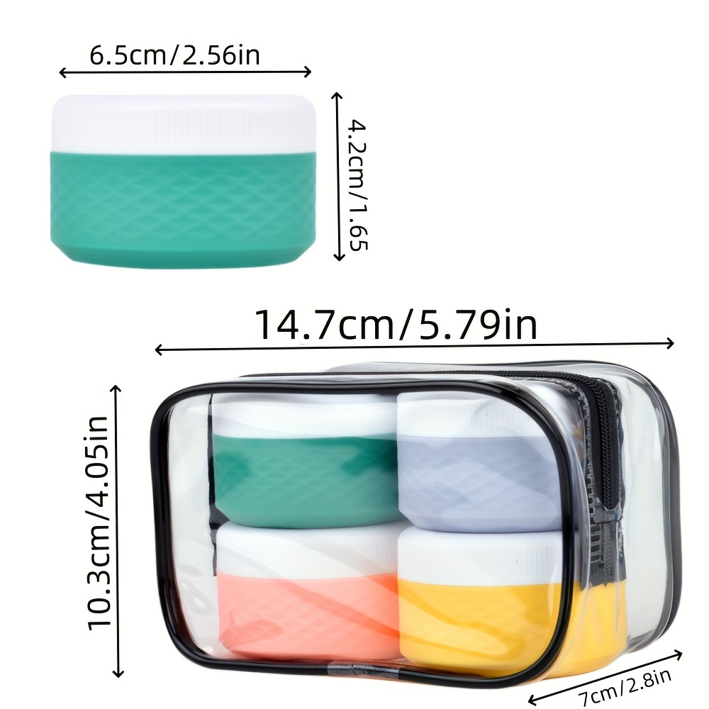 Silicone Travel Containers Toiletries Tsa Approved Leak Temu