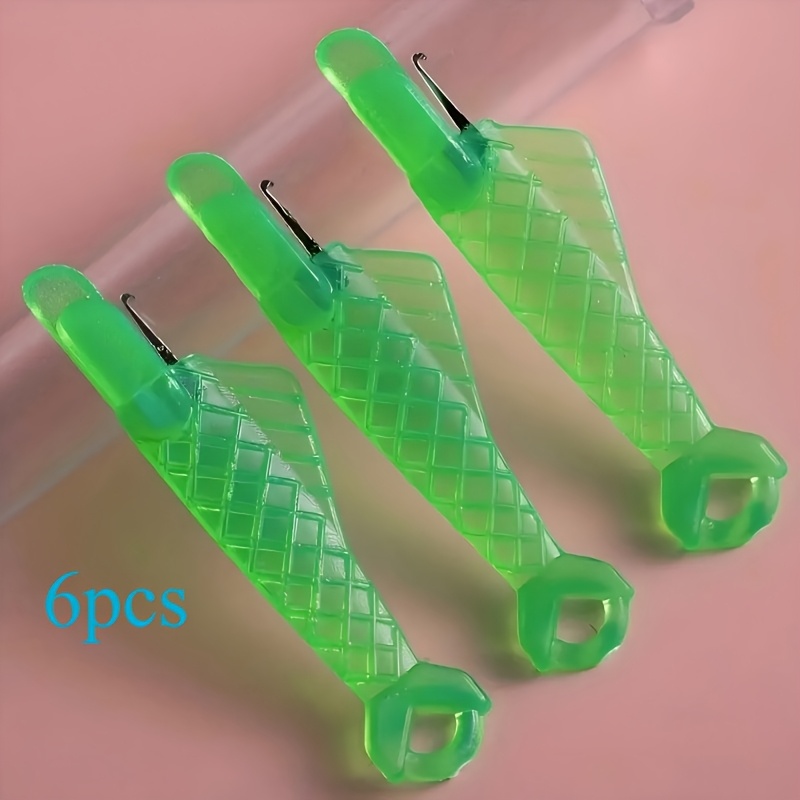 TEMU 6, Enhebrador de agujas para máquina de coser, Enhebrador de agujas de coser automático fácil tipo pez, Herramienta para enhebrar agujas de ojo