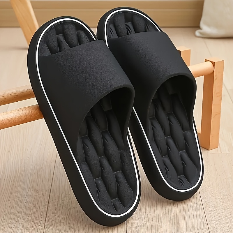 TEMU Cozy Non-slip Slippers For Women And Men - Lightweight Eva Indoor/outdoor House Shoes, Slip-on For