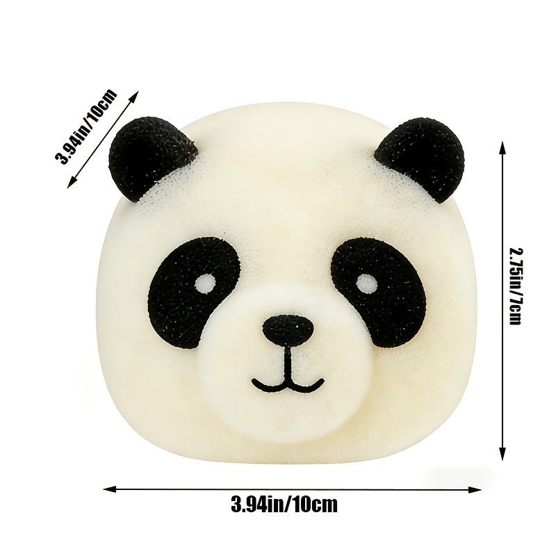 Ins-Style Panda Bath Sponge, Soft Exfoliating Cleaning Puff
