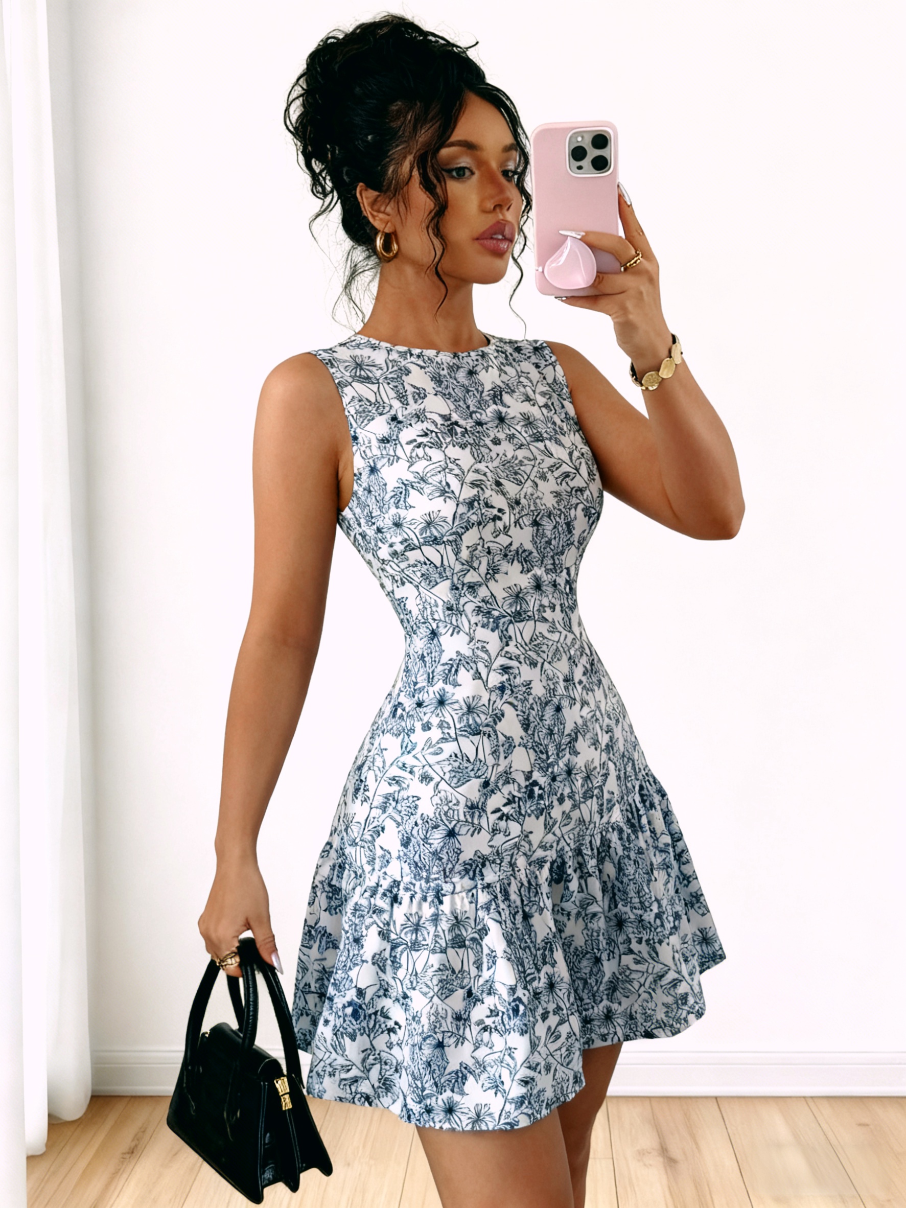 casual a line dress sold on Temu United States