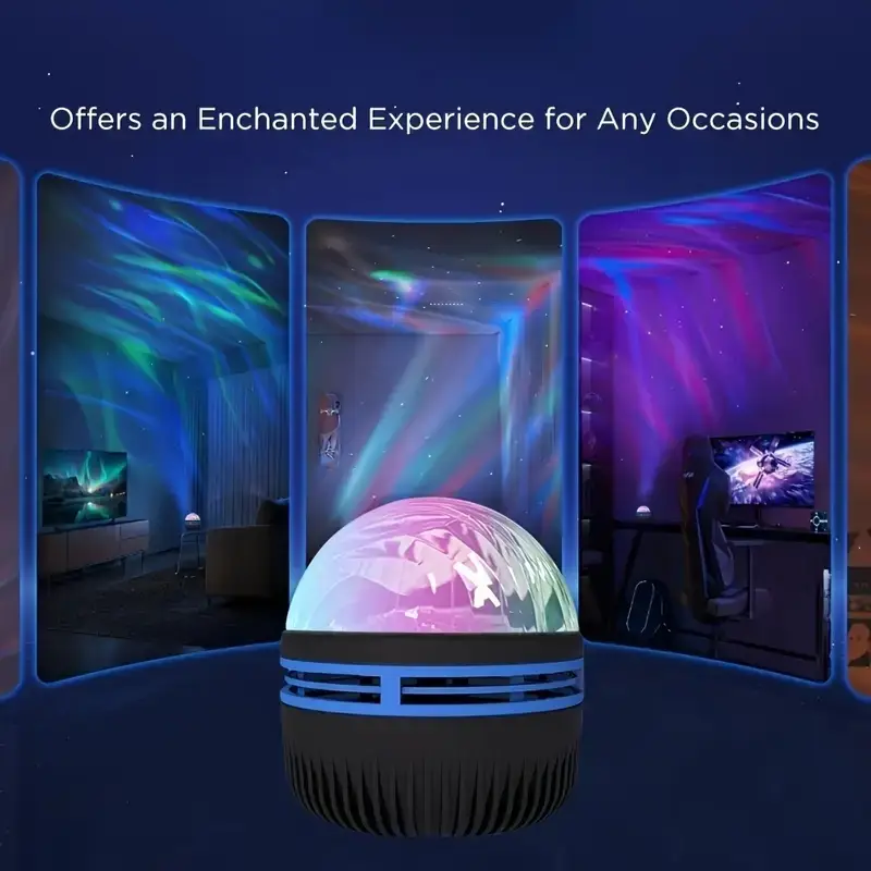 3 in 1 multi color projector with remote control usb powered portable pvc design for bedroom game room home theater ideal for relaxation and ambiance enhancement game room lighting lighting colorful light show Product details 0