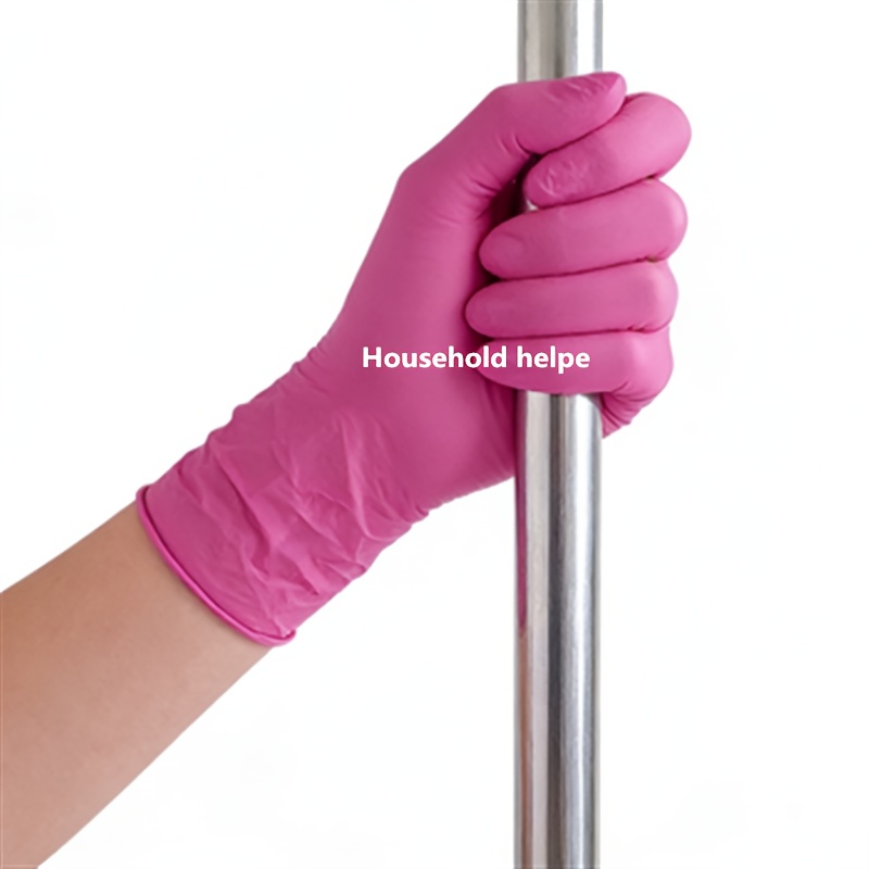 6/10 Pairs Disposable Nitrile Gloves | Isolate Stains, Prevent Dirt and Oil, Ideal for Wiping Windows, Mopping Floors, Washing Cloths, and Dishes, Frees Hands from Roughness, Essential for Home Use - Image 10