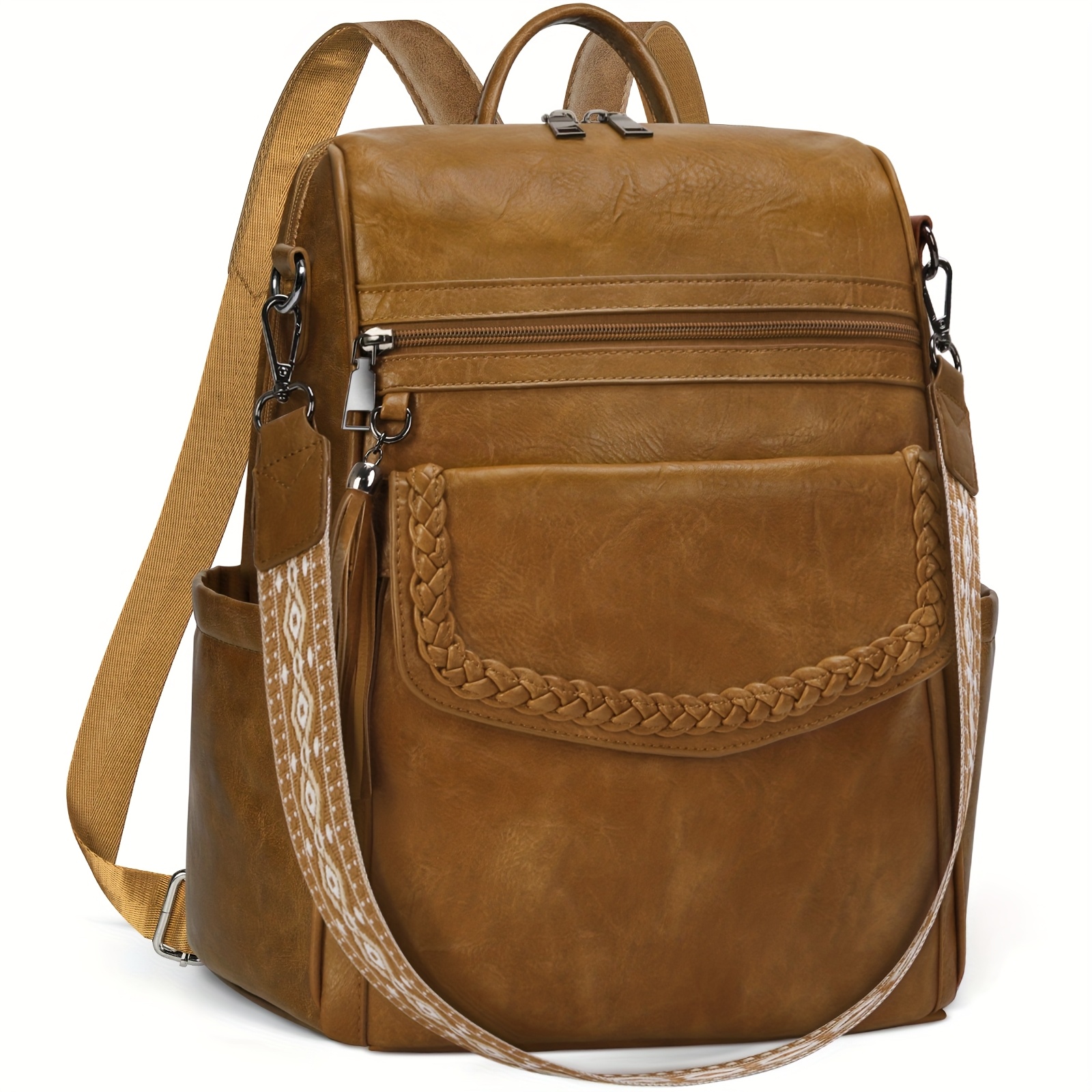 womens convertible backpack purse elegant pu leather - Temu  display picture 1