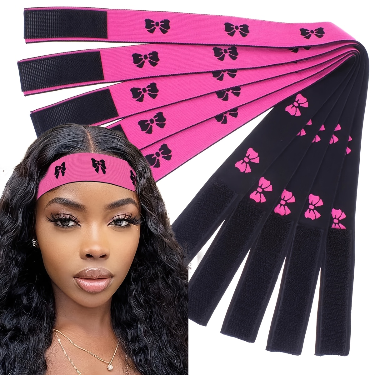 

5- Wig Headbands - , , , , Reusable Unisex-adult Accessories For , , No Needed