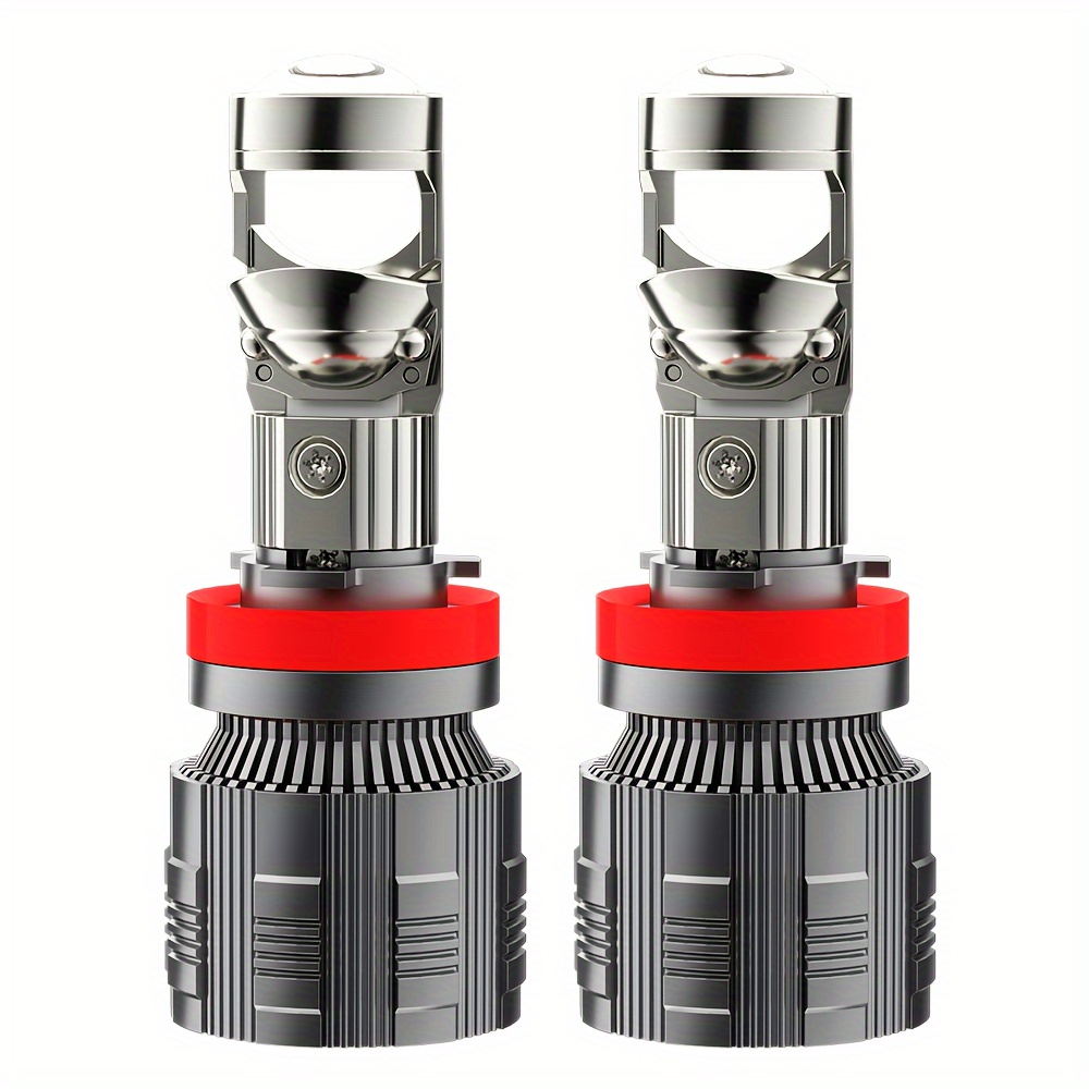 TEMU 2pcs H7 H4 Lhd Led Headlight Projector H9 H11 9005 9006 Auto Low Beam Canbus Bulb For Car/motor 12v 24v