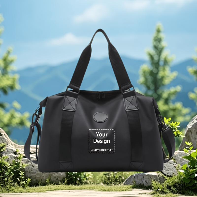 Customizable Travel Bag with Adjustable Shoulder Strap