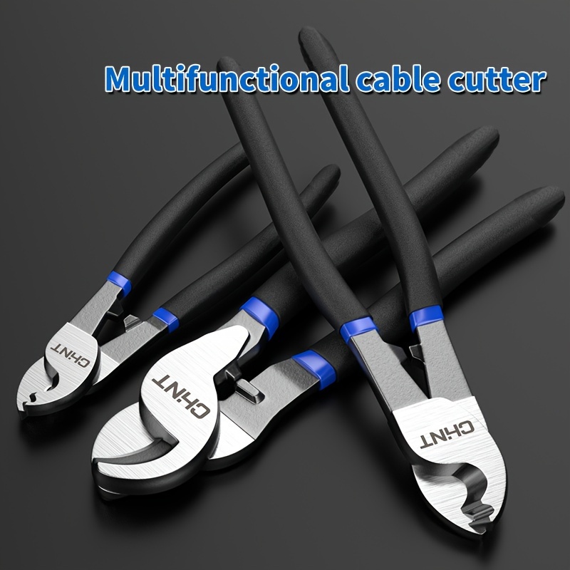 

1pc 6/8/10 Inch Industrial-strength Cable Cutters: Cut Aluminum, Copper & Communication Cable With High Leverage & Heavy Duty Strength