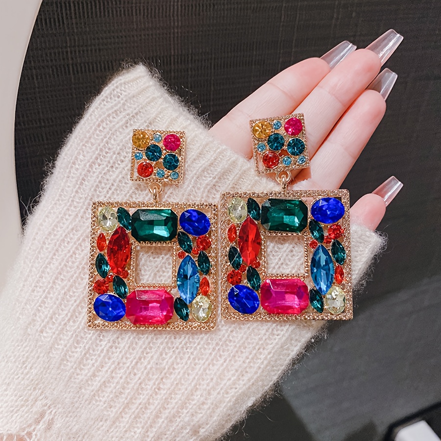 Image of A Fashionable, Elegant, And Colorful High-end Women's Earring - Valentine's Day Gift - A Gift For A Friend