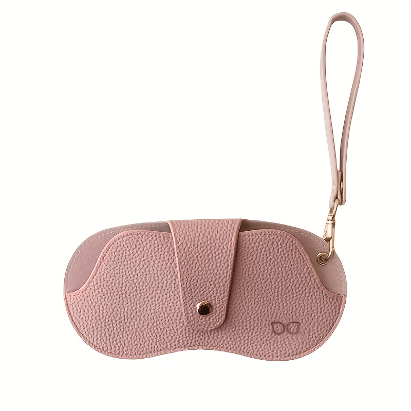 TEMU 1pc Fashionable Glasses Case, 3 Colors , Compact And Portable, Detachable Construction, Durable And Tough Shell, Convenient For Daily Glasses