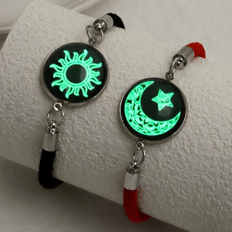 TEMU - Sun, & Bracelet Set For - 2pcs Jewelry, For Christmas, New , Valentine's Day