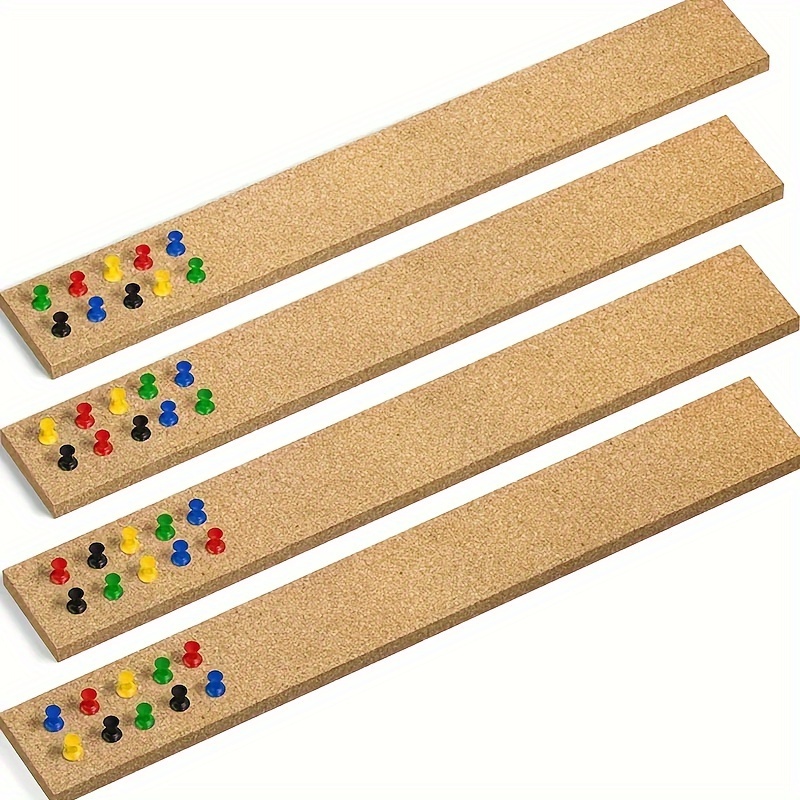 

Self-adhesive Cork Board Strips For Walls, Desks, Homes, Classrooms, And Offices - Ideal For Notes, Photos, And Schedules Office And Home Wall Decoration