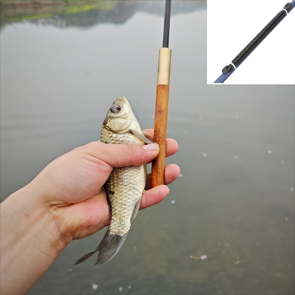set of 2 fishing gear fishing rod 5 1 8 2 1  small fishing rod set with carbon fiber beginner outdoor parent child stream rod 1 5m fishing rod   0