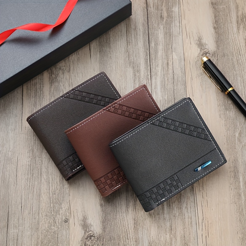 

Portefeuille tendance pour homme 2024, un de porte-cartes court et , portefeuille à zippé, portefeuille portable de grande .