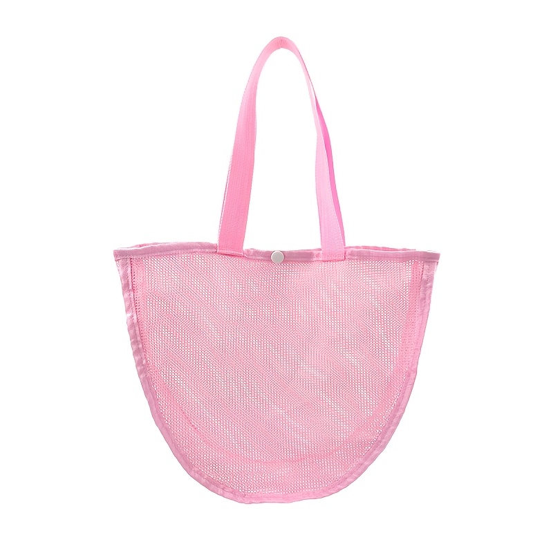 TEMU Cadeau pour Elle/Lui 1 pièce Sac à Coquillages, Pochette en Filet , Sac de Plage, Sac en Filet, Pochette en Filet à Coquillages, Sac
