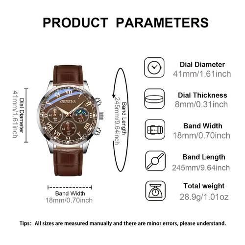 mens luxurious business faux leather round hand pointer quartz watch for daily wear and gifting occasions birthday and present ideal gift for men father friend relative husband boyfriend