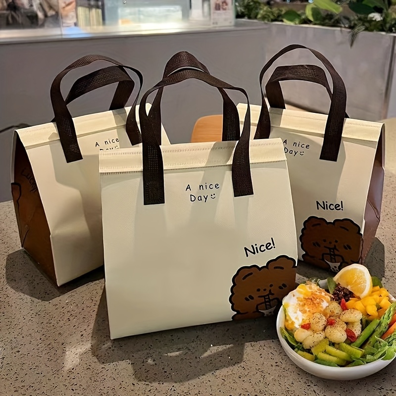 50 bolsas almuerzo portátiles aisladas reutilizables Temu Uruguay