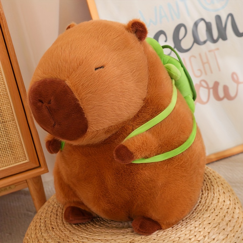 Cute Capybara Doll Cute Pet Doll Plush Toy Home Decoration - Temu