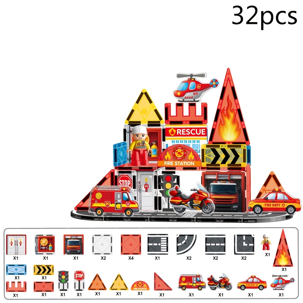 Large Size Magnetic STEM Education Learning Construction Set