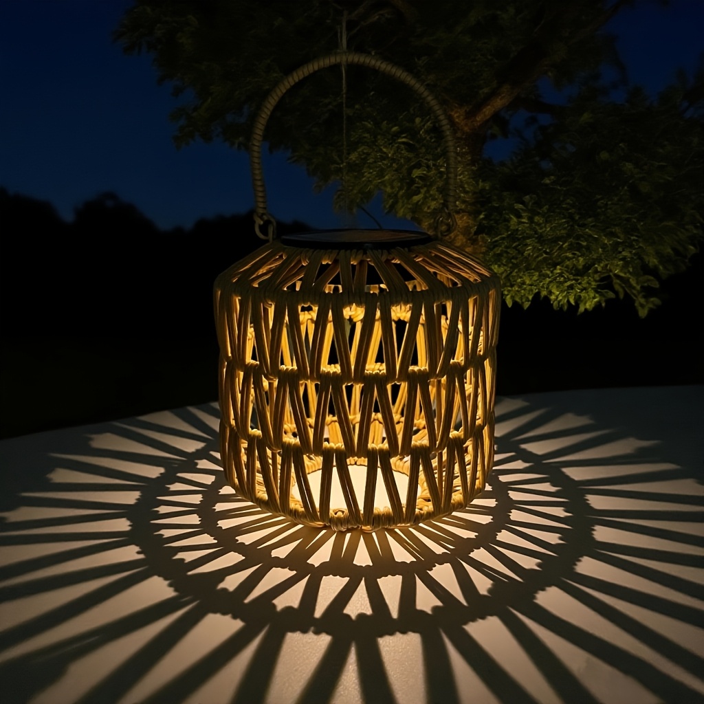 LED Solar Lanterns, Dual Color (Warm/White) with Handle, Outdoor Hanging Lights, Ideal for Patio, Garden, Wedding, Porch, And Yard Decoration, 1/2-Pack, IP65 Rated