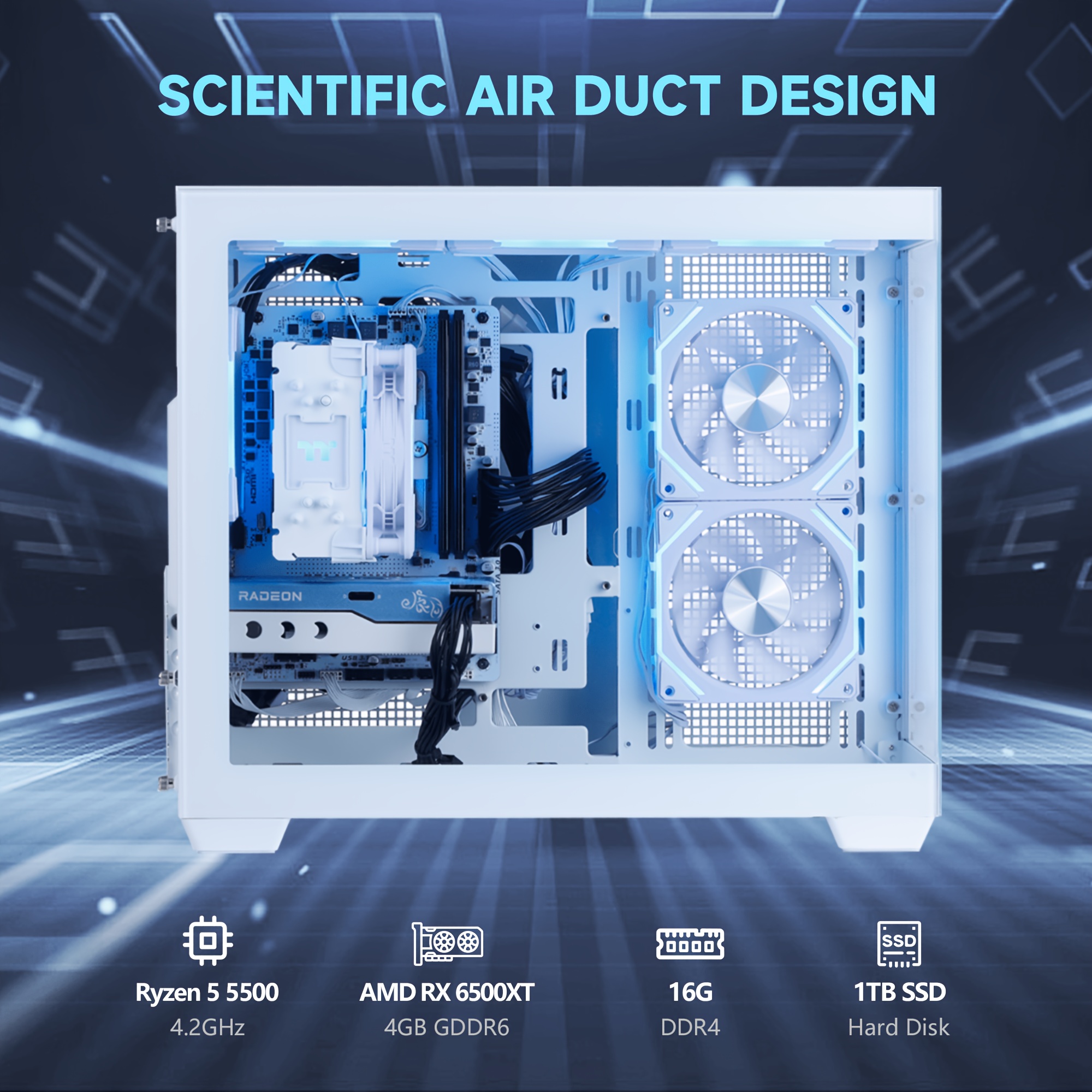 gaming pc   5 5500   rx 6600 1tb ssd 16gb   gaming desktop Product details 4