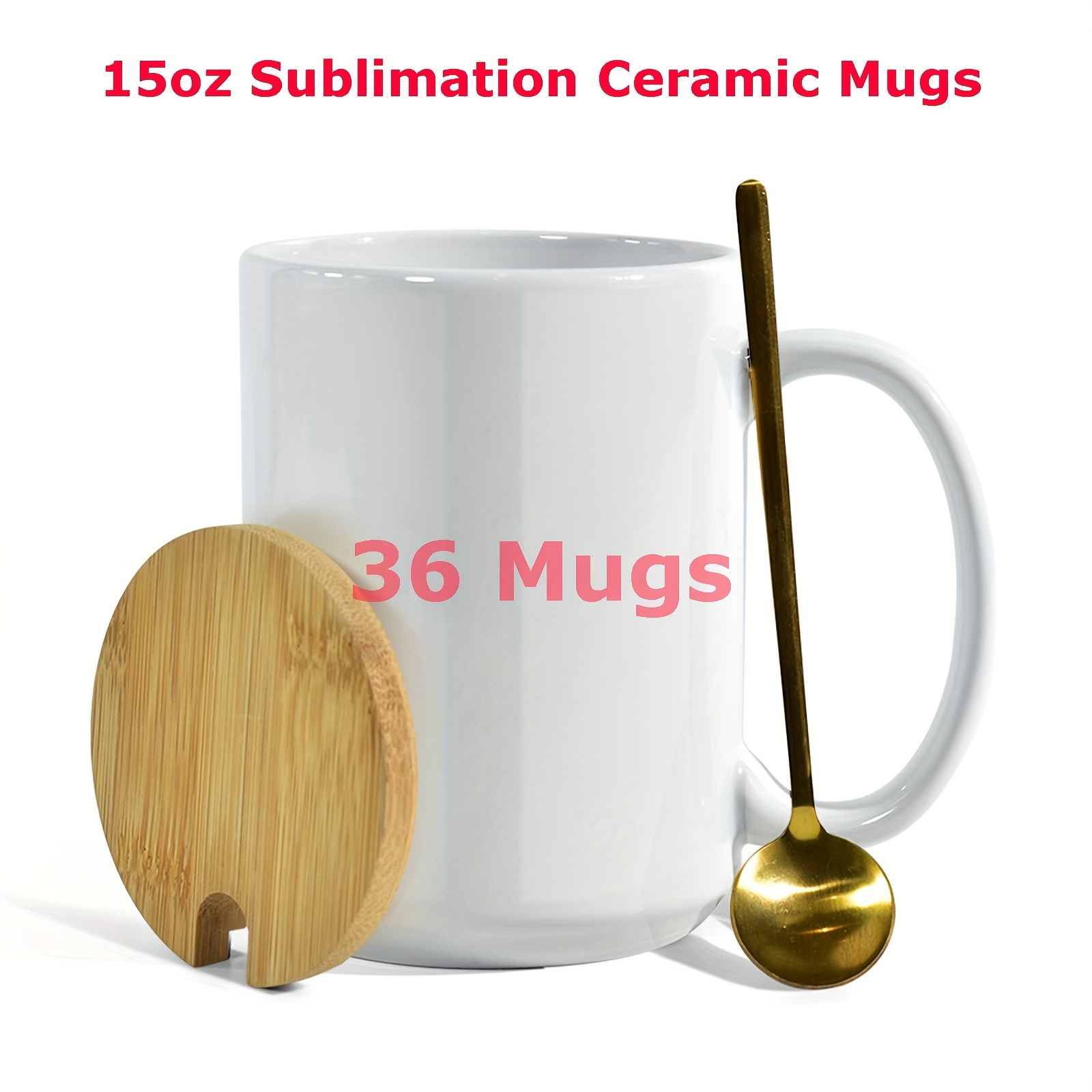 30pcs 6oz sublimation white coffee mugs mini cups inside with | Today's  Deals | Temu