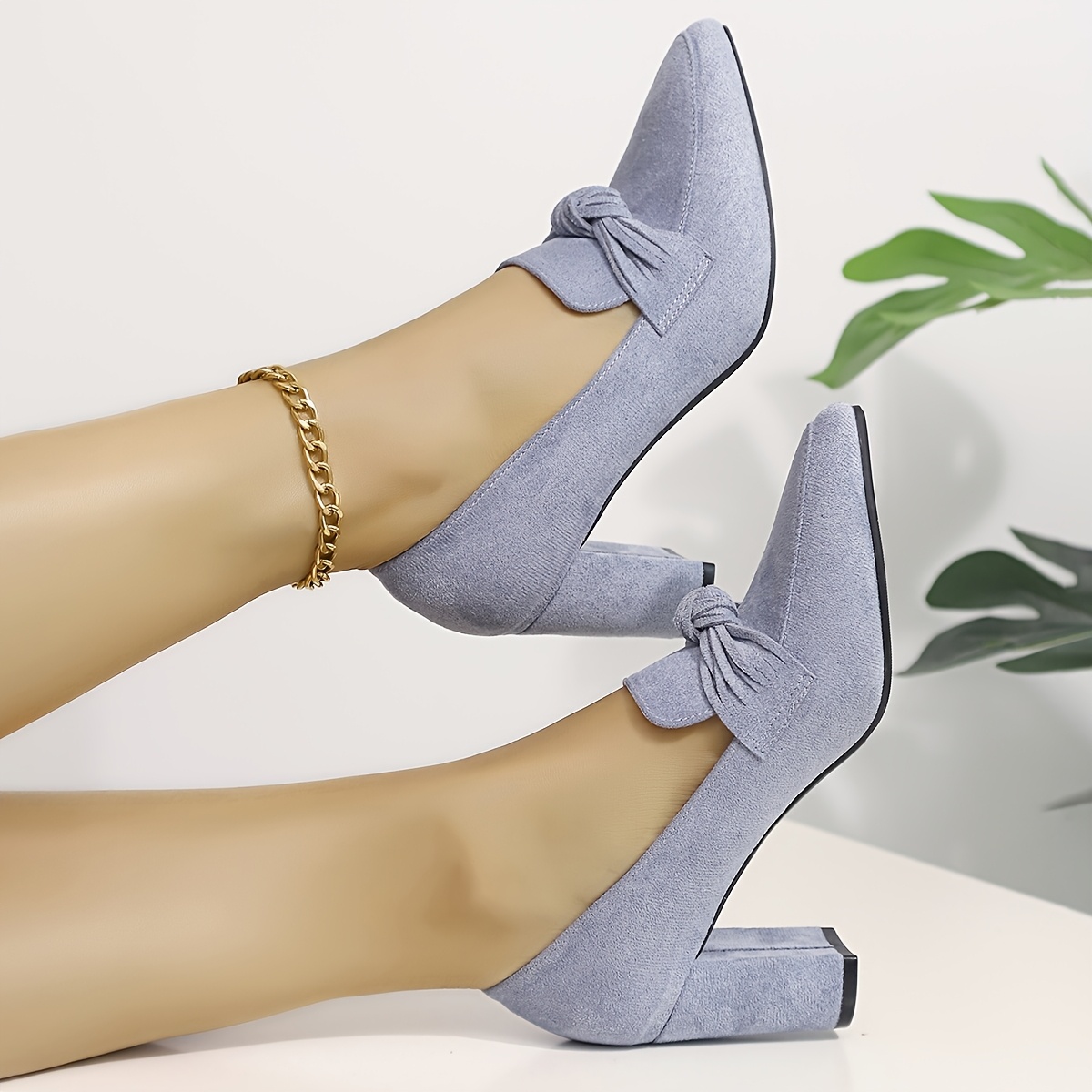 Asos Design Absatzschuhe Mit Dickem Absatz Asos Design Schwarze