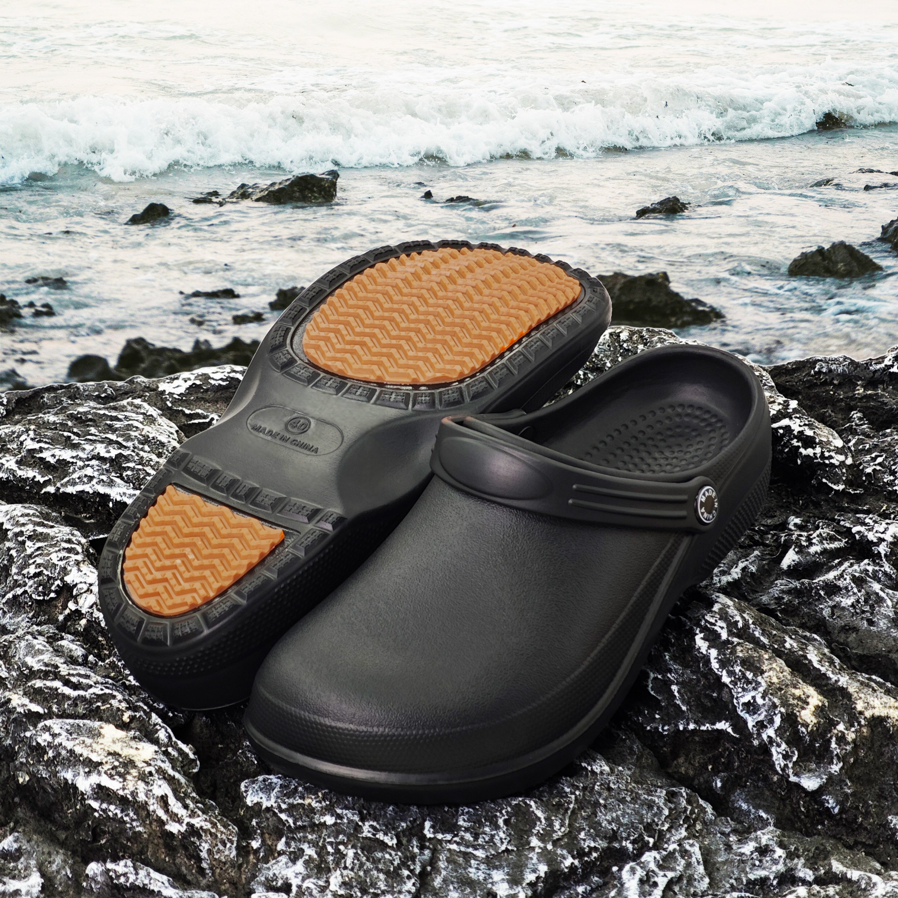 Image of Men&;s Professional Household Wear-resistant Tpr Slippers, Indoor Casual Shoes, Outdoor Garden Hole Shoes