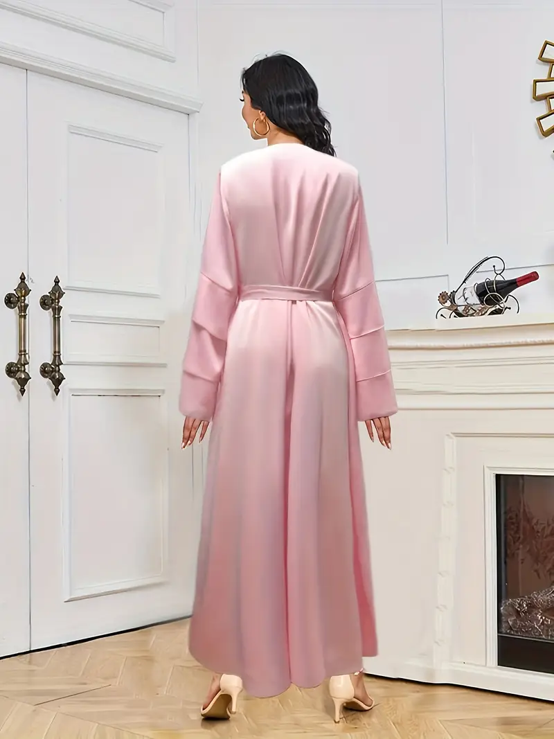 women's light pink arabian dance dress Belly Dance Dress High-end Pink Flower Chain American Samba Women's Adult Stage Professional