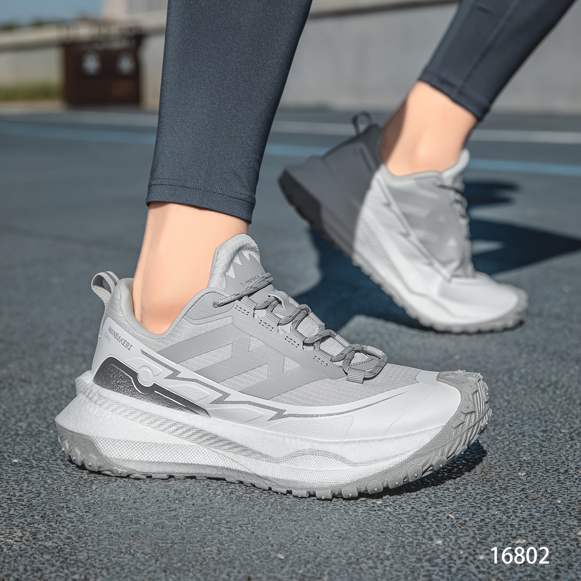 *'S Road Running Shoes with Soft Rubber Sole for Shock Absorption,  Professional Sports Footwear, Lightweight Non-Slip Track and Field Shoes,  Low Top