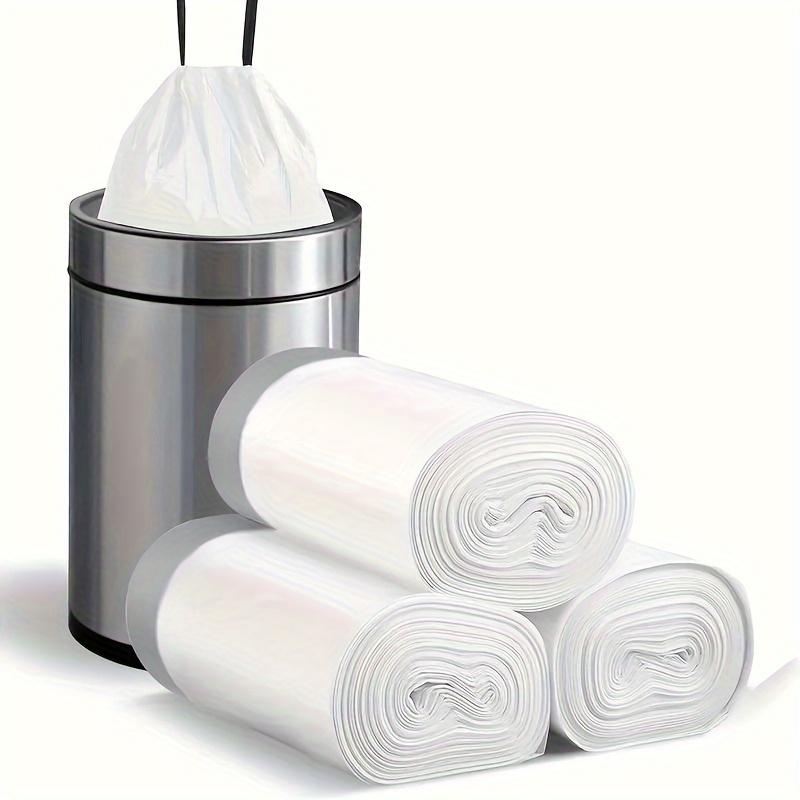 

Pack Contains 3 Rolls, A Total Of 45 Garbage Bags, Small Pull-string Garbage Bags 4 Gallons, Plastic Trash Can Bags 15 , Suitable For Bathrooms, Toilets, Bedrooms, Offices, Toilets