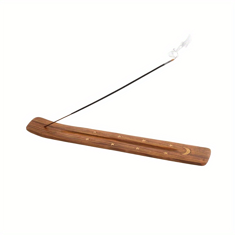 

Incense Holder Wooden Ash With Design For Single Incense Sticks Meditation Spiritual Decor Home Decor