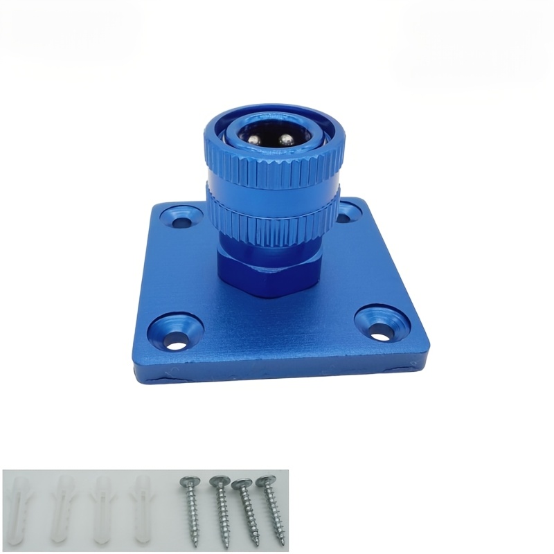 TEMU Car Wash Tool Storage High-pressure Water Gun Foam Bucket 1/4 Quick Connect Female Pa Bucket Storage Wall-mounted Aluminum Bracket