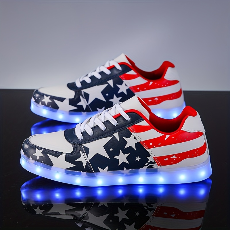 baskets lumineuses à led hommes femmes chaussures Temu France