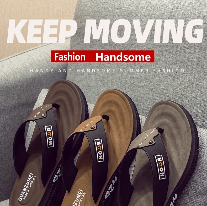 mens high end flip flops for summer designed for casual wear featuring odor slip and a soft sole for feel Product details 0