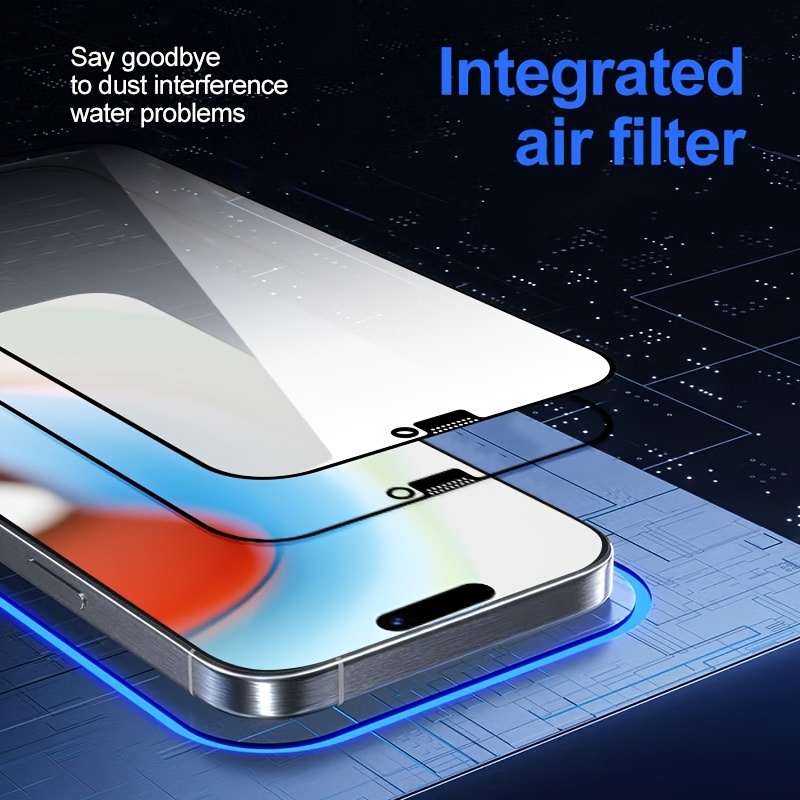JETech Lot de 3 films de protection d'écran en verre trempé pour iPhone