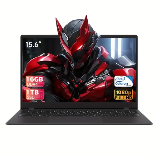 laptop computer 15 6 inch affordable high definition 2 in 1 laptop cpu celeron n5095 processor 16gb ddr4 512gb ssd and 4 threads storage fingerprint recognition backlit keyboard uhd graphics card basic frequency 450 mhz frequency 750 mh stereo four speakers convenient and lightweight suitable for daily life games office students creation back to holiday gifts for