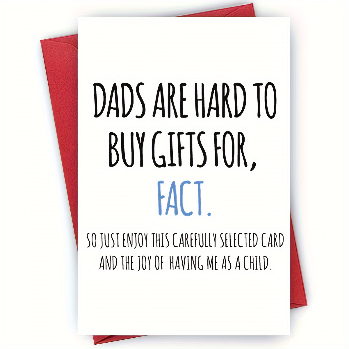 

Dad - Greeting Card For Father's Day, Birthday & Christmas | Stationery Gift, , Greeting Card