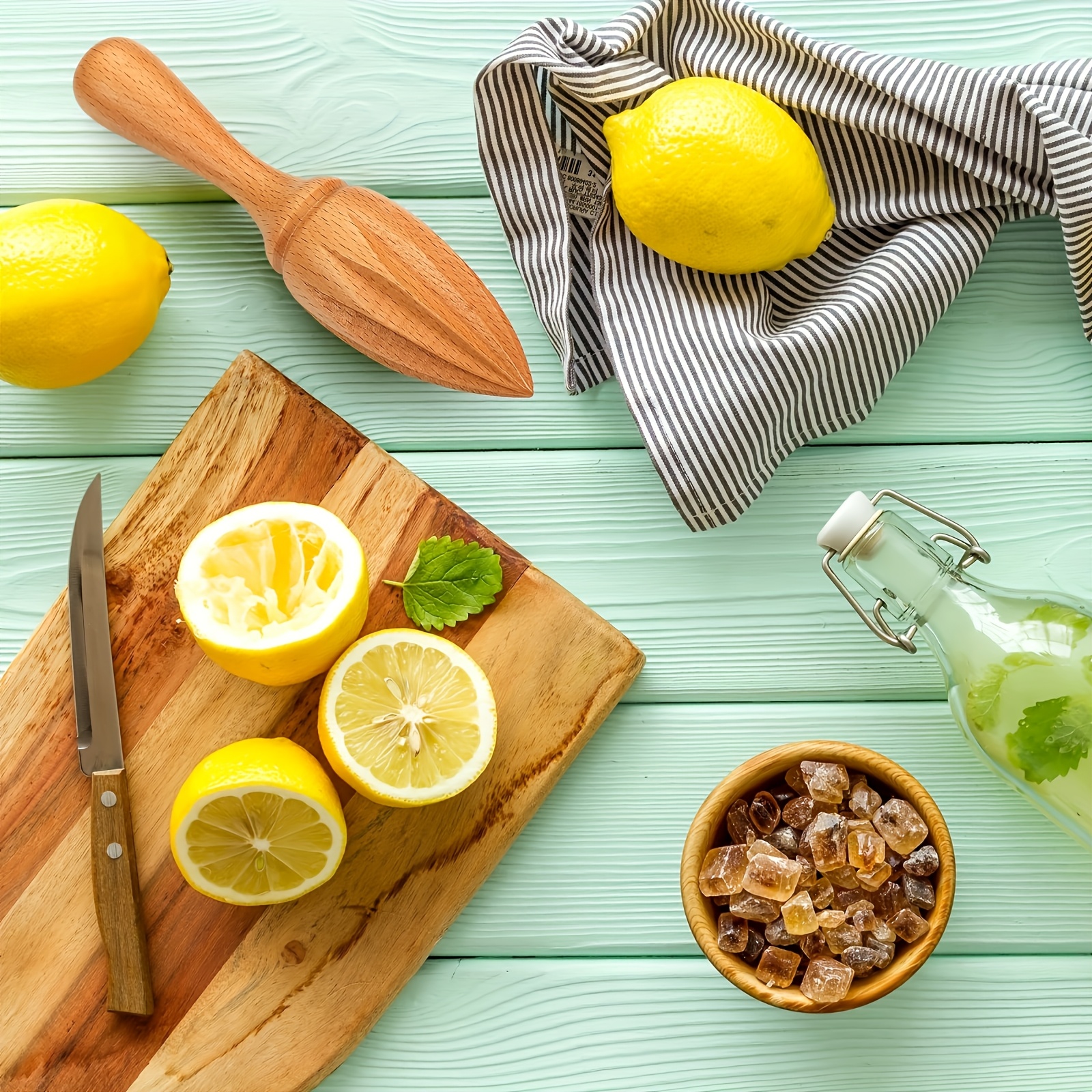 1pc handheld citrus squeezer wood manual fruit press Temu Morocco