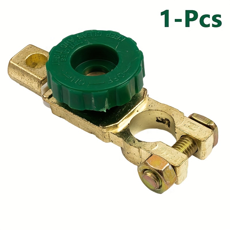 Image of 1pc Car Battery Disconnect Isolator Knob Clamp Off Battery Switch Fits Standard Negative Car Battery Terminal Parts