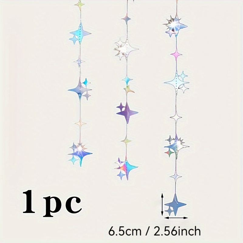 Image of 1pc 2maters/78.74inch Long Sparkling Garland Banner - Perfect For Wedding, Engagement, Baby Shower, Birthday, Christmas Party Decorations - Easy To Hang, Reusable, And Durable Backdrop Bunting