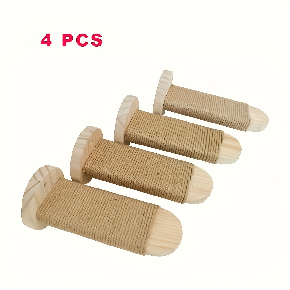 4pcs Wooden Cat Wall Ladder - Space- Indoor Climbing Ladder, Safe And Sturdy Cat Climbing Steps