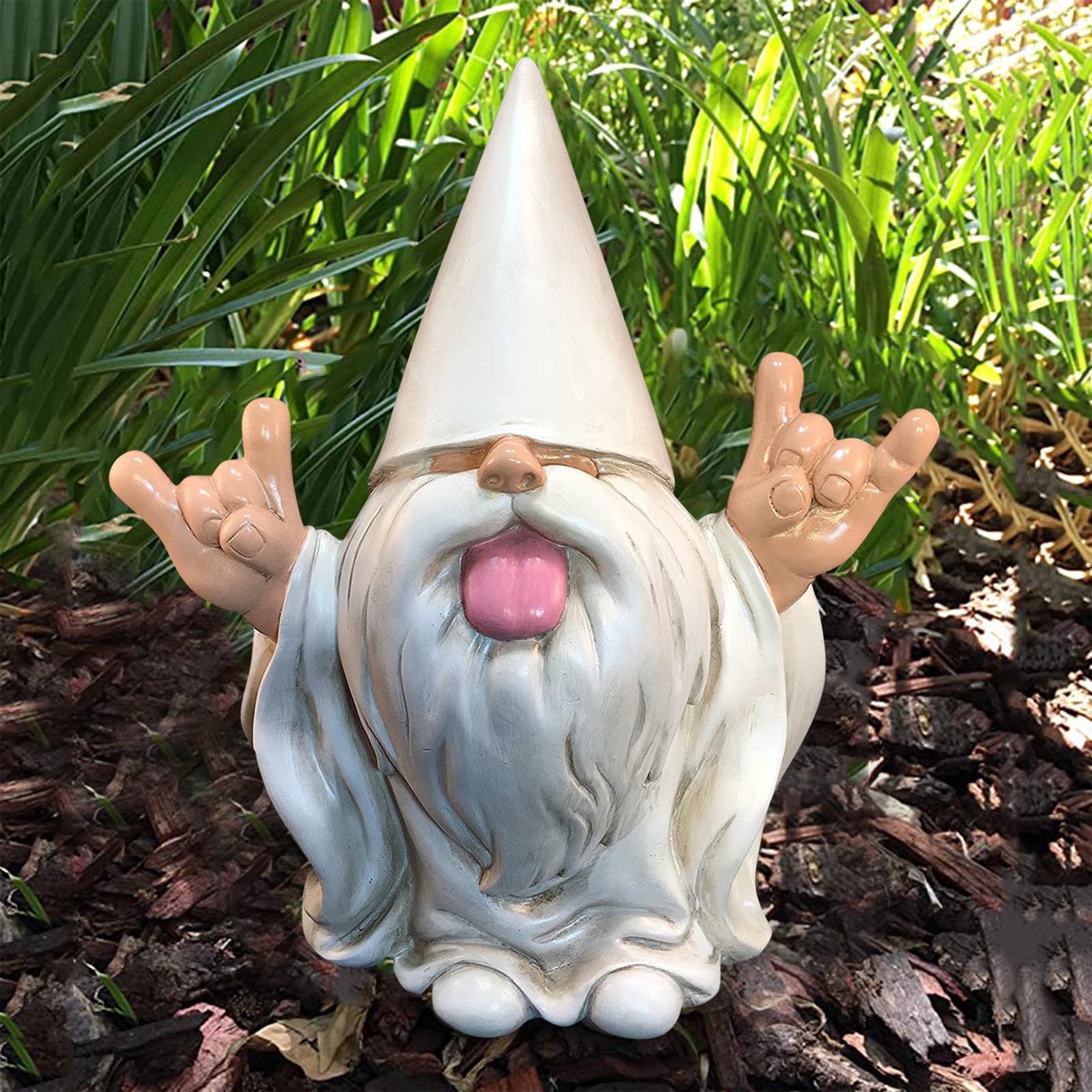 

1pc Miniature Statue - Resin, Magical Wizard Dwarf Sign & -out, Ideal For Garden, Yard & Indoor Decor, Perfect Diy Moss Landscape Accessory & Gift For Garden Art Lovers, Garden Decor