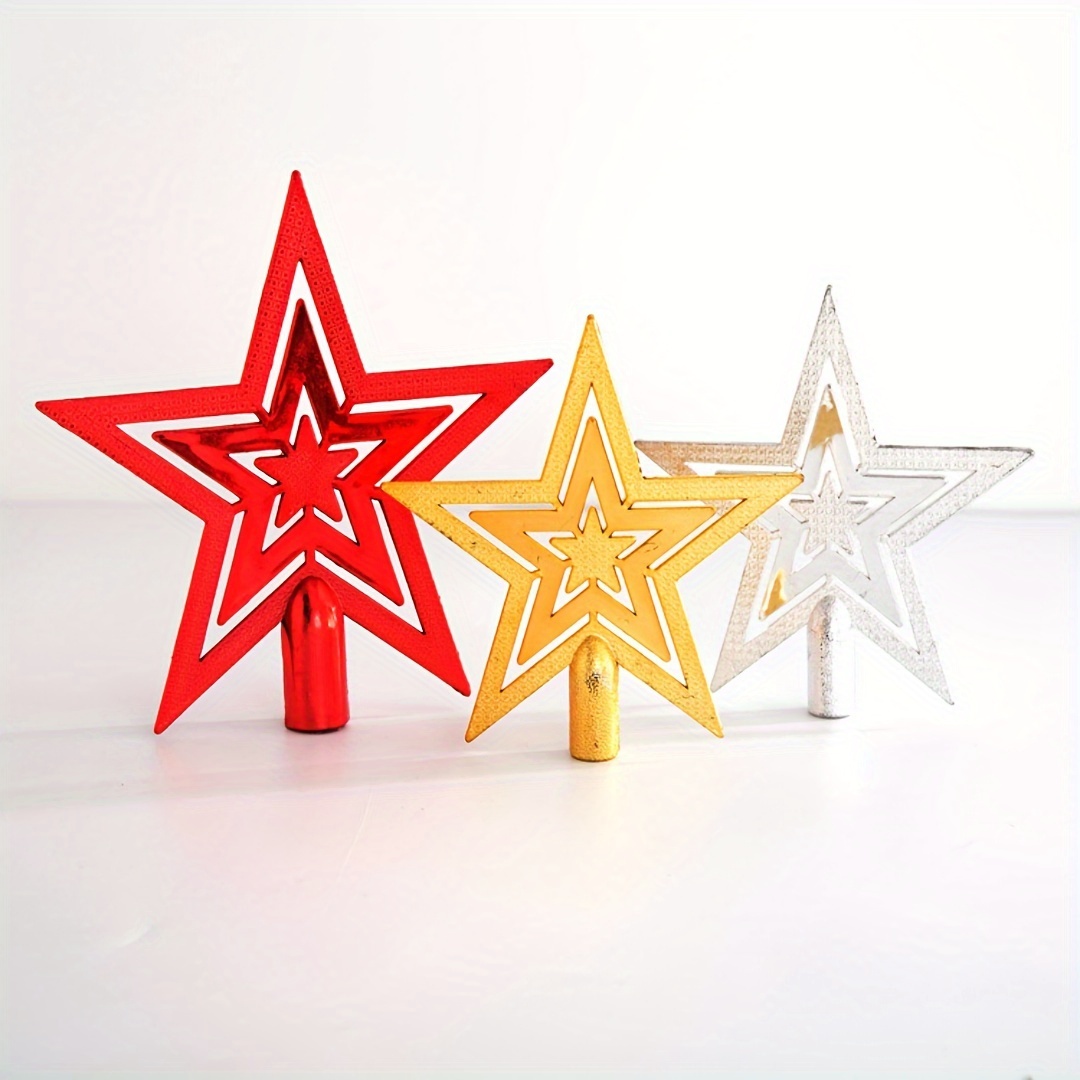 

1pc Christmas Star Christmas Five-pointed Star Decoration Supplies