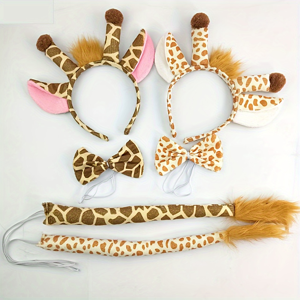 

Giraffe Costume Set For , Animal Themed Party Supplies, Fabric Material, No Electricity Needed